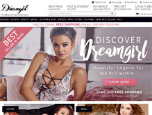 Tablet Screenshot of dreamgirl.com.au